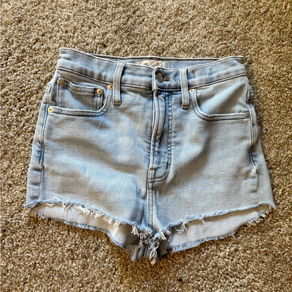 Madewell Light Blue Jean Shorts